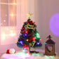 50CM/19.7" Mini Christmas Tree Xmas Tree With Lights Holiday Decorations Desktop Christmas Ornaments