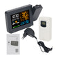 FanJu FJ3391 Weather Station Projection Clock Alarm Clock For Indoor Outdoor Temperature Humidity