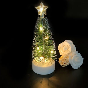 LED Illuminated Christmas Tree Mini Christmas Tree Xmas Party Home Holiday Decoration Ornament