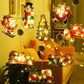 Lighted Christmas Window Decorations Christmas Window Lights Xmas Ornament With Suction Cup Hook