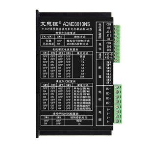 AQMD3610NS DC Motor Driver DC Motor Speed Controller CW CCW Current PID Control For 12/24/36V 10A