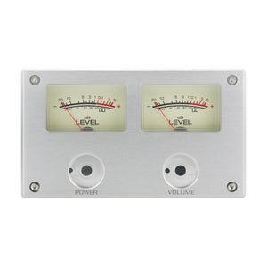 BZ1710 Dual Level Meter Amplifier Chassis Preamplifier Aluminum Case Power Amp Enclosure DIY Box