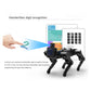 AI Bionic Robot Dog Four-Legged Dog Intelligent Mechanical Robot Pet With 2MP Camera Black Matte