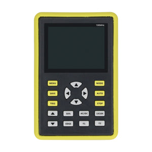ADS5012H Handheld Digital Oscilloscope 100MHz 500MSa/s with 2.4" Color TFT Screen Black &amp; Yellow