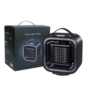 1000W Ceramic Heater Small Heater Electric Desktop Heater Mute Operation For Natural Wind &amp; Warm Air