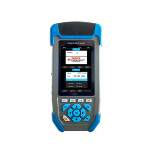 JW3329 Optical Multimeter Fiber Optic Power Meter &amp; Optical Light Source 3.5&quot; Screen Data Storage