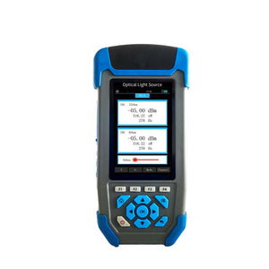 JW3120 Optical Light Source 1310NM 1550NM Fiber Optic Light Source Adjustable Power 3.5&quot; Color Screen