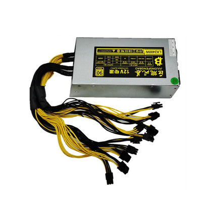 LX2400W12V Mining Power Supply 2U Structure 220V For Graphics Platforms Including B75 B85 847 X79