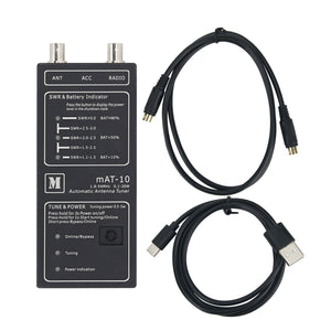 mAT-10 1.8–54.0MHz 0.5–5W Portable Automatic Antenna Tuner for Yaesu FT-817/818ND QRP Transceivers
