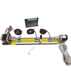 Sliding Table Kit Stepper Motor Learning Positioning Control Stroke 9.8&quot; w/ Encoder Microstep Driver