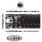 BTC-37 Mining Board Mining Motherboard CPU Ethereum 8 Graphics Card Slots DDR3 Integrated Memory VGA