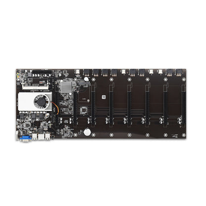 BTC-37 Mining Board Mining Motherboard CPU Ethereum 8 Graphics Card Slots DDR3 Integrated Memory VGA