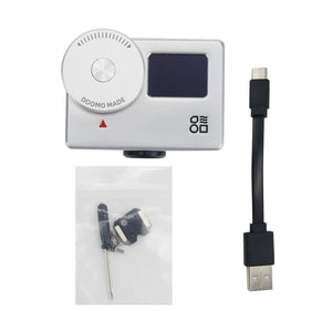 Silver DOOMO Meter S Photography Light Meter Small Light Exposure Meter Accessory With 0.66&quot; OLED