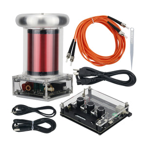 0.2M Musical Tesla Coil Lightning Strom Music Fans Electronic Toy Teaching Finished