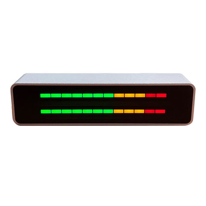TZT Mini Dual Channel RGB LED Sound Level Meter Stereo Music Spectrum Visualizer Home Desktop/Car Audio Display Analyzer
