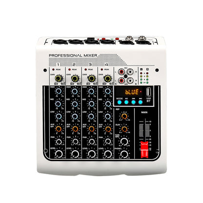 MX400 Audio Mixer 6-Channel Sound Board Console DSP Sound for Recording Singing Party Recording Webcast
