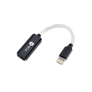 JCALLY JM50L MQA ES9281AC Lightning Decoding Adapter Cable Type C to 3.5mm Decoding Earbuds Amplifier