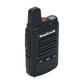 2PCS HamGeek Mini9300 8W 16CH Mini Walkie Talkie 1-10KM UHF Transceiver Black for Hotel Factory