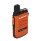 2PCS HamGeek Mini9300 8W 16CH Mini Walkie Talkie 1-10KM UHF Radio Orange for Hotel Shopping Mall