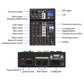 6 Channel DJ Sound Mixer Portable Digital Mixer With 24 DSP Echo OTG Jack USB 48V Phantom Power Sound Card Mixing Console REC