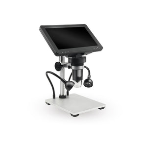 DM9 12MP 1200X Electron Microscope Magnifier Industrial Microscope With 7&quot; Screen Adjustable Angle
