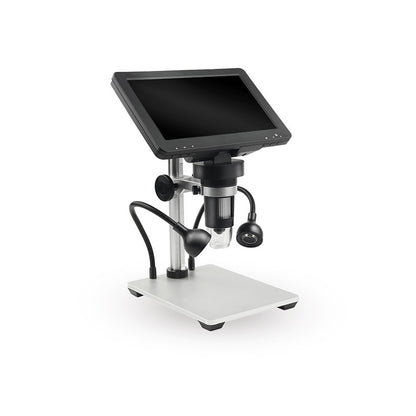 DM9 12MP 1200X Electron Microscope Magnifier Industrial Microscope With 7&quot; Screen Adjustable Angle