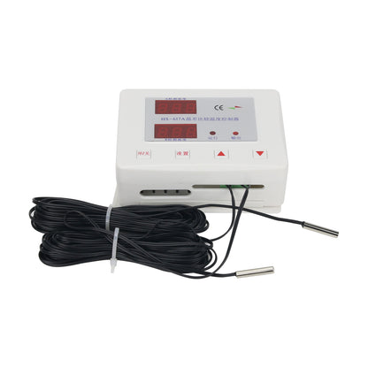 Intelligent Temperature Difference Backwater Circulation Thermostat Comparison Controller with 5M Meter for Engineering Solar Energy