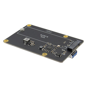 X735 V2.5 Board X857-C3 Metal Enclosure+ X862 V2.0 M.2 NGFF SATA SSD Storage Expansion Board + Adapter for Raspberry Pi 4