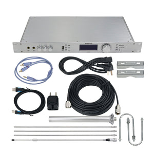50W PLL FM Transmitter 87-108MHz for Radio Broadcasting RDS Digital Partition Timing Task T50R