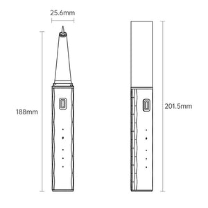 SUNUO Visual Ultrasonic Scaler Electric Plaque Remover Dental Calculus Remover With 5MP Endoscope