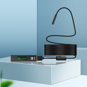 2MP HD 720P 8MM Wifi Endoscope Industrial Pipe Borescope Inspection Camera 2M/6.6FT Semi-Rigid Cable