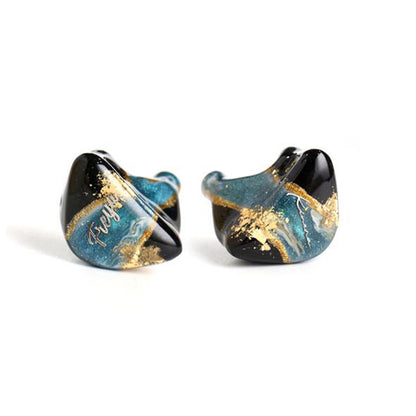 KINERA Freya 3BA+1DD In Ear Earphones Hybrid Hand Painted Earbud HIFI DJ Monitor Headset-Black