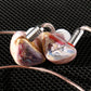 KINERA Freya 3BA+1DD In Ear Earphones Hybrid Hand Painted Earbud HIFI DJ Monitor Headset-Pink