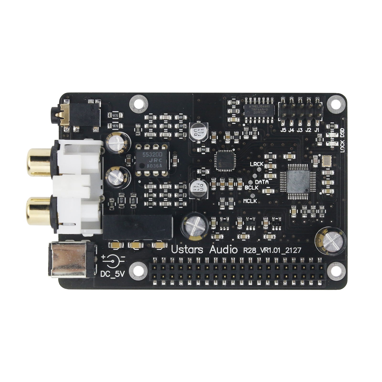 Ustars Audio R28 Digital Audio Decoder Board DAC Board IIS HIFI 384K D