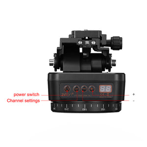 ZIFON YT-1000 Auto Motorized Rotating Panoramic Head Remote Control Pan Tilt Video Tripod Head Stabilizer for Smartphone Cameras