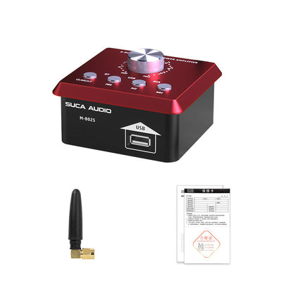 SUCA AUDIO M-802S 2.0CH Mini Digital Power Amplifier 80Wx2 Hifi Bluetooth Amplifier Fits Home Audio