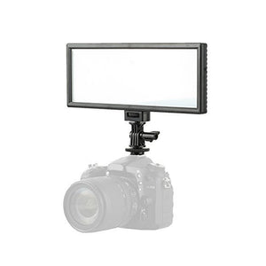 SUPON LED-L132T Portable Dimmable 3300K-5600K LED Video Light Super Slim LCD Display Lighting Panel for Camcorder Shooting