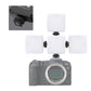 SOONPHO LED-68R LED Webcam Light Video Light Photo Studio Light On Camera Light Video Conference light Soft Diffuser RGB Fill Light