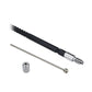 HH-9000 HF Mobile Antenna 29.6/50.5/144/435MHz w/ Bracket 5M Feeder For TYT TH-9800 KT-7900D (Black)