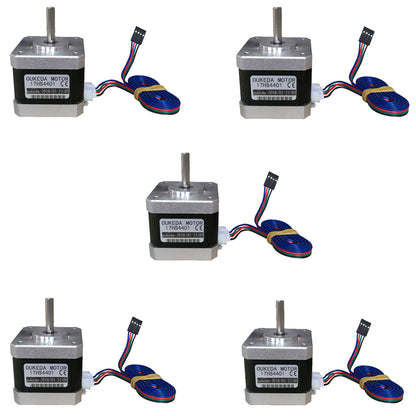 5PCS OUKEDA 17HS4401 42 Stepper Motor Nema 17 Hybrid Stepping Motor Printer Motor For 3D Printer