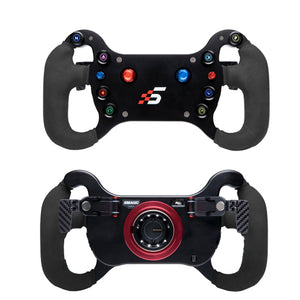 SIMAGIC GT4 Wheel Aluminium Single Clutch Steering Wheel with D1 Quick Release for Alpha Mini Base Direct Drive Simulator