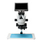 26MP Trinocular Microscope HDMI Stereo Microscope Video Camera With 7&quot; LCD Screen For Phone Repair