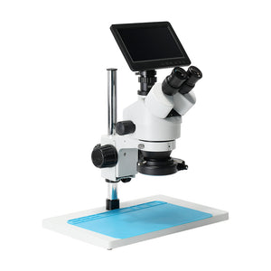 26MP Trinocular Microscope HDMI Stereo Microscope Video Camera With 7&quot; LCD Screen For Phone Repair