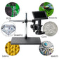 HAYEAR 26MP 1080P 60FPS HD Electronic Microscope Video Camera With 300X Lens Metal Stand 7&quot; Screen