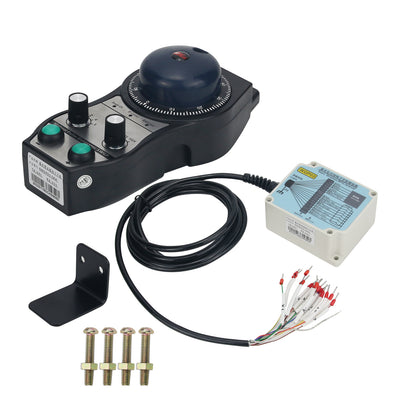 SWGP 5Axis Wireless MPG CNC Handwheel Pendant 100PPR for FANAC SIEMENS MITSUBISHI (w/o Emergency Stop)