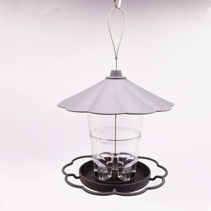 820ML Waterproof Gazebo Hanging Bird Feeder Outdoor Hummingbird Feeder Garden Seed &amp; Nut Feeder