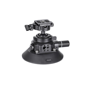 SUNWAYFOTO BS-01 Vacuum Suction Ball Head Camera Mount Kit Featuring 10KG/22LB Load Capacity