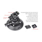SUNWAYFOTO BS-01 Vacuum Suction Ball Head Camera Mount Kit Featuring 10KG/22LB Load Capacity
