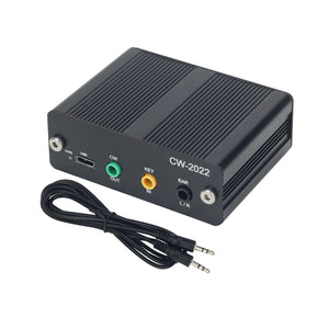 CW-2020 CW Keyer CW Interface Box Automatic Key Manual Key Exerciser For UV Handheld Walkie Talkie