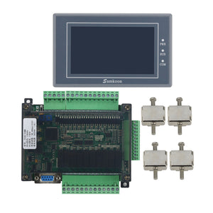 Samkoon EA-043A 4.3&quot; HMI Touch Screen + FX3U-24MR PLC Control Board Programmable Controller w/ Shell